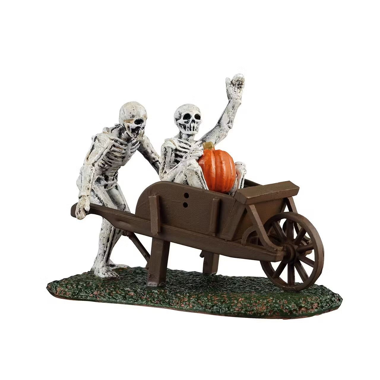 Lemax Spooky Town Halloween Village Accessory: Playful Skeletons Yard Decoration